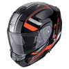 Foto: EXO-930 EVO ARDENS Systeemhelm Zwart-Rood