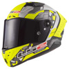 Foto: THUNDER C GP AERO FIRE integraalhelm Geel