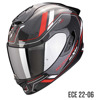 Foto: EXO 1400 EVO II CARBON AIR MIRAGE Integraalhelm Zwart-Rood-Wit