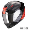 Foto: EXO-1400 EVO II AIR LUMA Integraalhelm Zwart-Rood