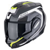 Foto: Exo-Tech Evo Carbon Cosy Systeemhelm Zwart-Fluor