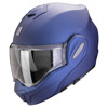 Foto: EXO-TECH EVO PRO SOLID Systeemhelm Mat Blauw