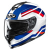 Foto: C70N Belis Integraalhelm Wit-Blauw