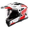 Foto: MX702 Pioneer II Namib Helm Wit-Rood