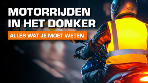 Foto: Motorrijden in het donker