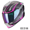 Foto: EXO 1400 EVO II AIR ACCORD Integraalhelm Mat Zwart-Roze