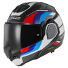 Foto: FF906 Advant Cooper Systeemhelm Zwart-Blauw-Rood