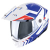 Foto: ADX-2 LEWIS Endurohelm Wit-Blauw-Rood