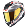 Foto: EXO-520 EVO AIR LENA Integraalhelm Wit-Zilver-Rood