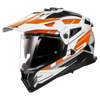 Foto: MX702 Pioneer II Namib Helm Wit-Oranje