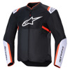 Foto: T-SPS Air V2 Motorjas Zwart-Wit-Rood-Fluor