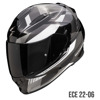 Foto: EXO-491 ABILIS Integraalhelm Zwart-Zilver-Wit