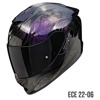 Foto: EXO-1400 EVO II AIR FANTASY Integraalhelm Zwart - Reflectie