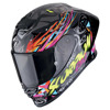 Foto: Exo-R1 Evo II Air Savage Integraalhelm Zwart-Blauw-Roze