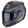 Foto: Exo-Tech Evo Carbon Cosy Systeemhelm Mat Zwart-Rood