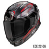 Foto: EXO-GT SP AIR AUGUSTA Integraalhelm Zwart-Antraciet-Rood