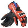 Foto: Quantum 3 Motorhandschoenen Rood-Blauw