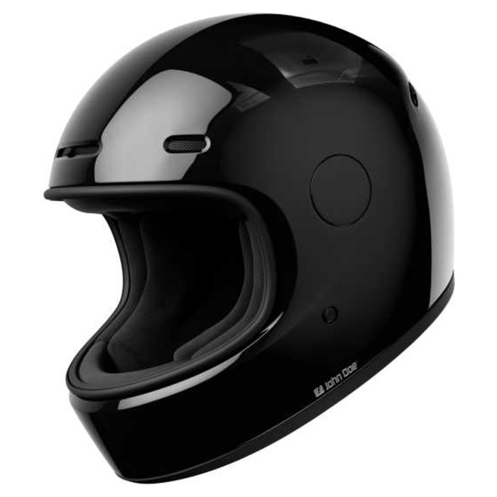 Foto: JD/One Glossy Black Integraalhelm