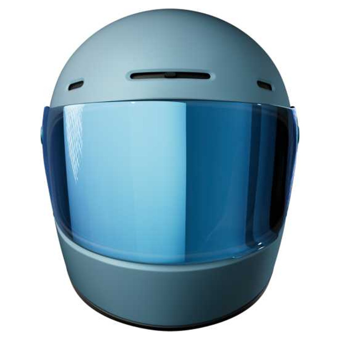 Foto: JD/One Frozen Steel Blue Integraalhelm