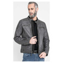 Foto: Leather Jacket Storm Grey - thumbnail