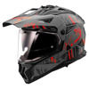 Foto: MX702 Pioneer II Namib Helm Zwart-Rood